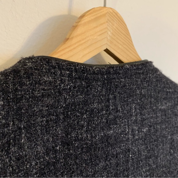 IRO Kajia Collarless Wool Tweed Jacket in Anthracite, Size 2 - Picture 8 of 10